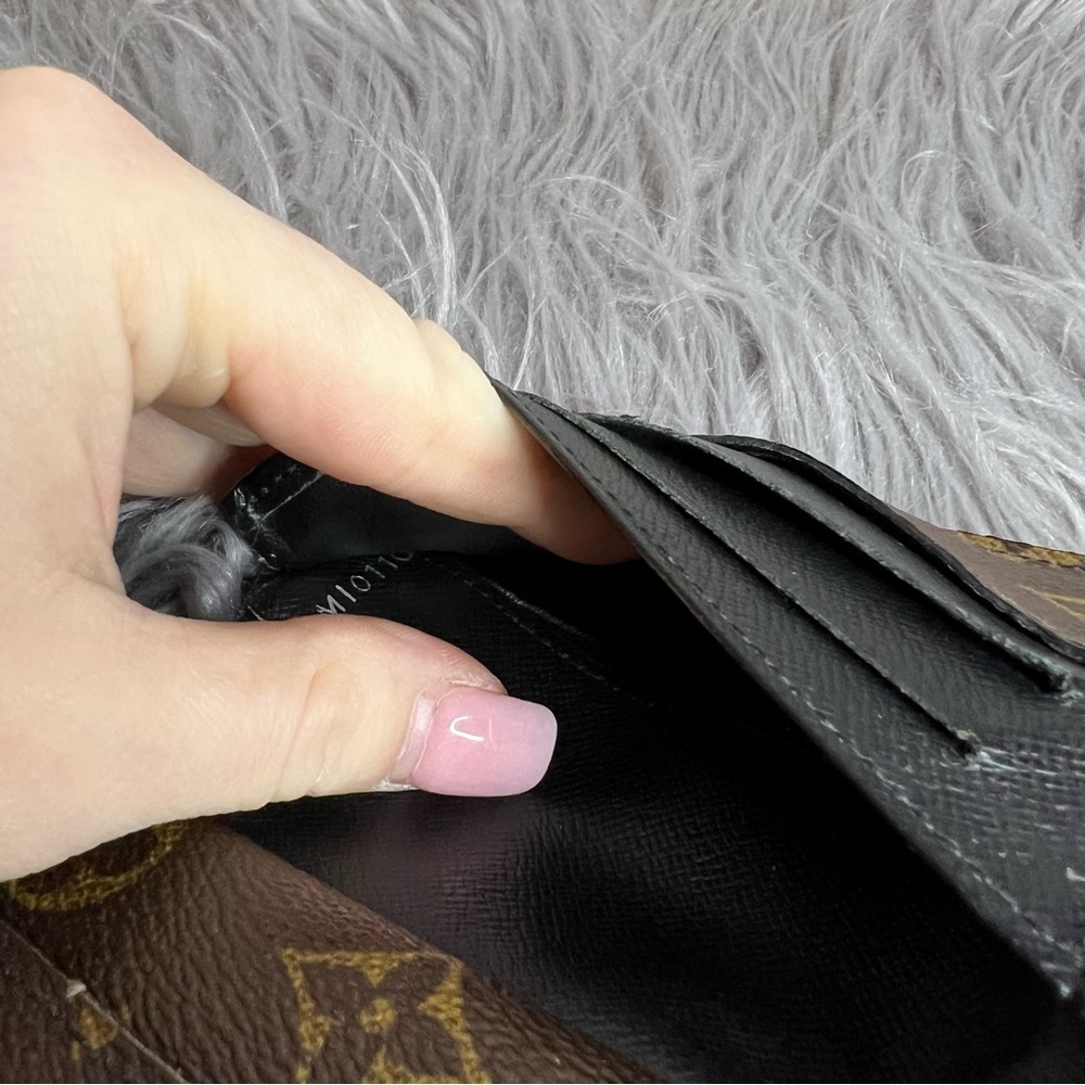 LOUIS VUITTON - monogram Macassar tri fold wallet - Picture 15 of 16